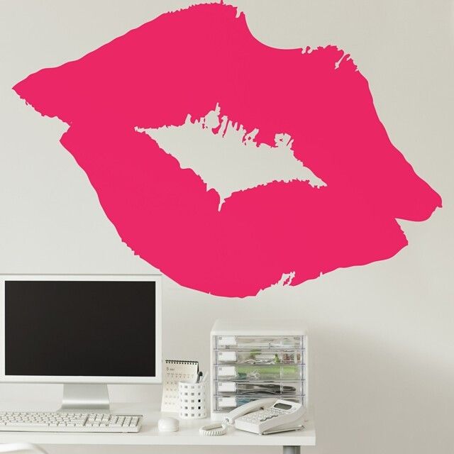 Big Lips Wall Decals by Wall Decals