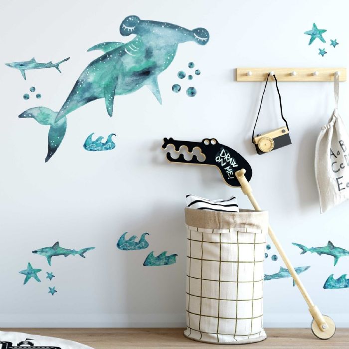 Big Sharks Wall Decals by Wall Decals