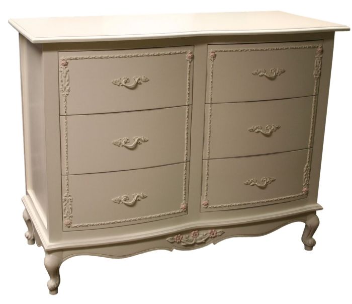 Country French Dresser with Beading Trim by CC Custom Furniture