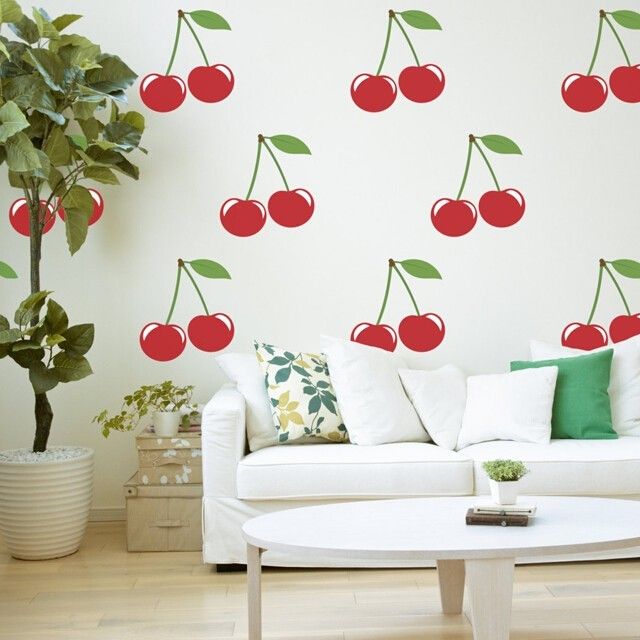 Cherries Wall Decals by Wall Decals