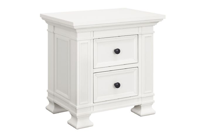 Classic Nightstand in Warm White by Franklin & Ben