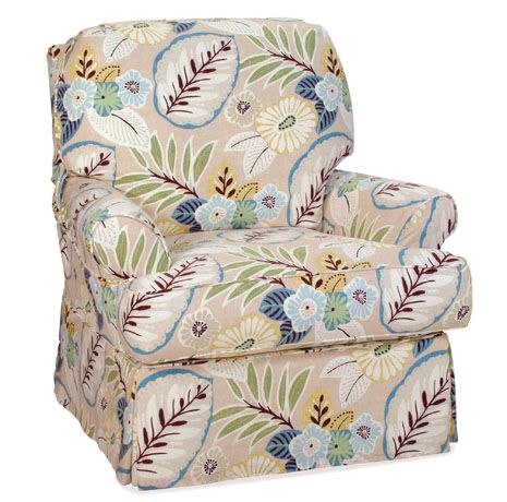 Carlie Swivel Glider by Cottage Slipcovered