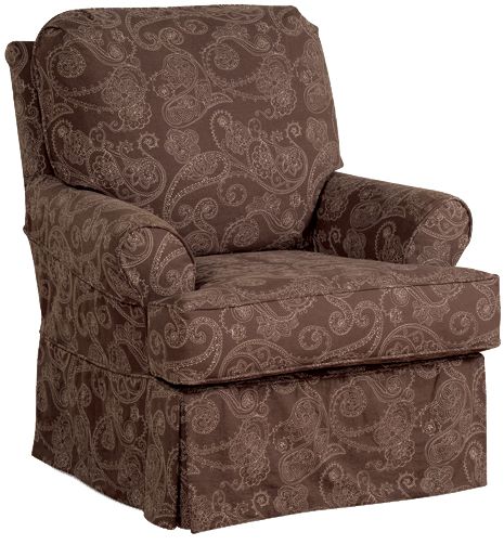 Carlie Swivel Glider by Cottage Slipcovered