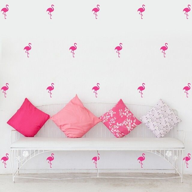 Flamingos Wall Decals by Wall Decals