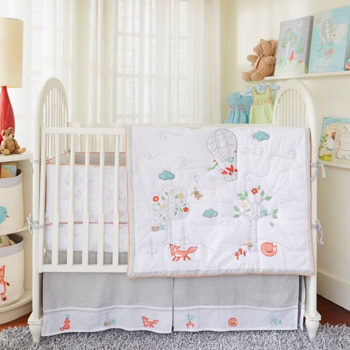 Fox and The Finch Baby & Toddler Bedding Collection by The Little Acorn