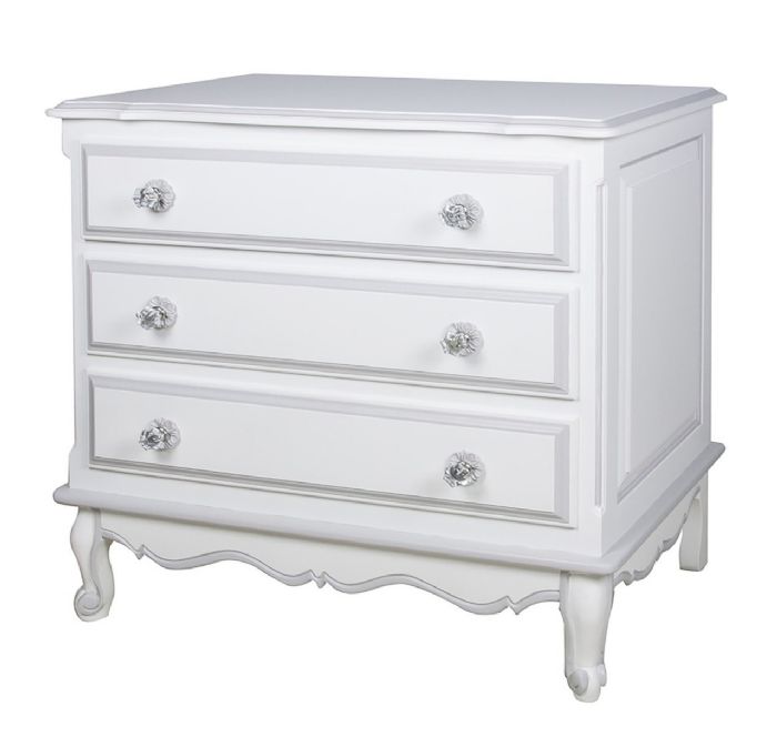 French Chest in Snow with Dior Grey by AFK Art For Kids