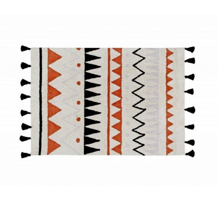 Azteca Natural - Terracota Rug by Lorena Canals