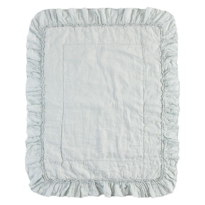 Baby Blanket in Linen Whisper by Bella Notte Linens