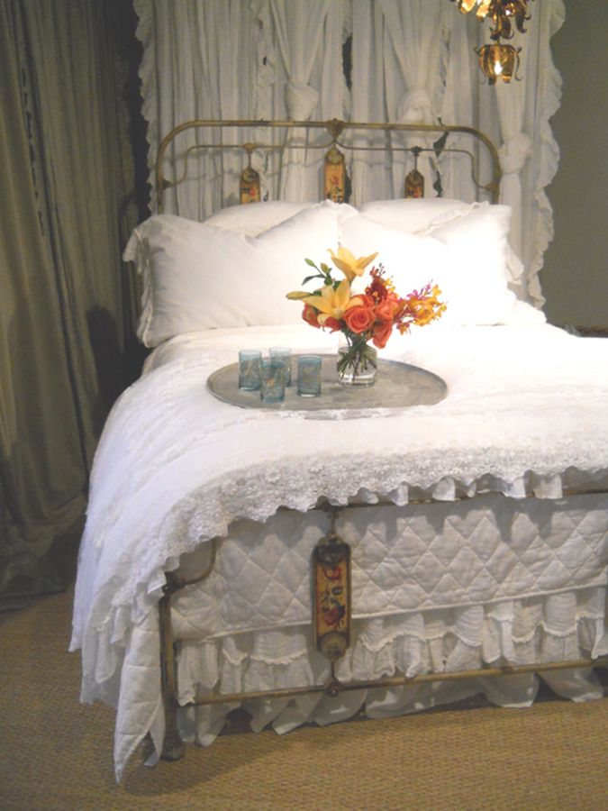 All in White Linen Bella Notte Linens Bedding by Bella Notte Linens