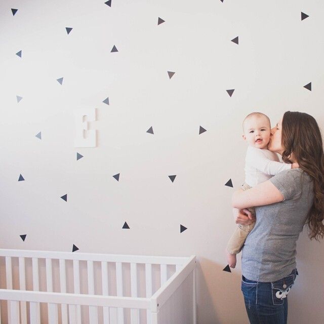 Mini Triangles Wall Decals by Wall Decals