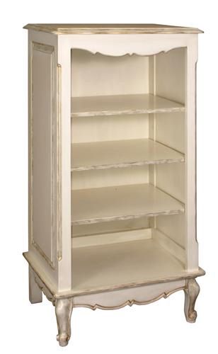 Narrow French Bookcase in Versailles Creme by AFK Art For Kids