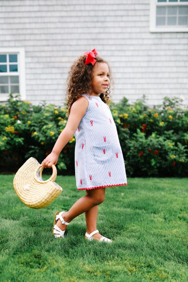 Red Lobster Dress by Piping Prints