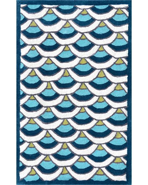 Chi-Lin Rug in Blue by Rug Market