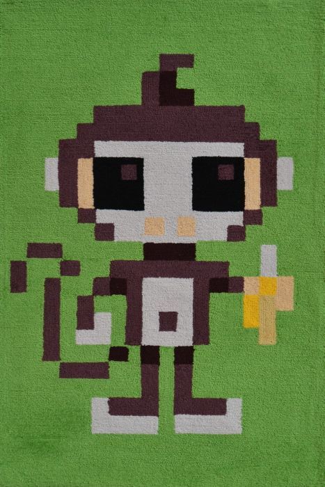 Pixel Monkey Rug by Rug Market