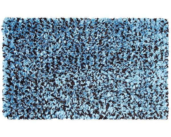 Shaggy Raggy Rug in Blue & Brown by Rug Market