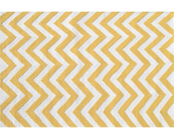 Chevron Rug in Yellow by Rug Market