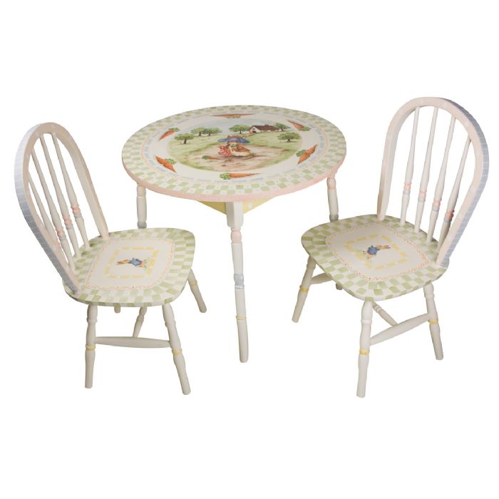 Round Table & Chair Set in Enchanted Forest by AFK Art For Kids