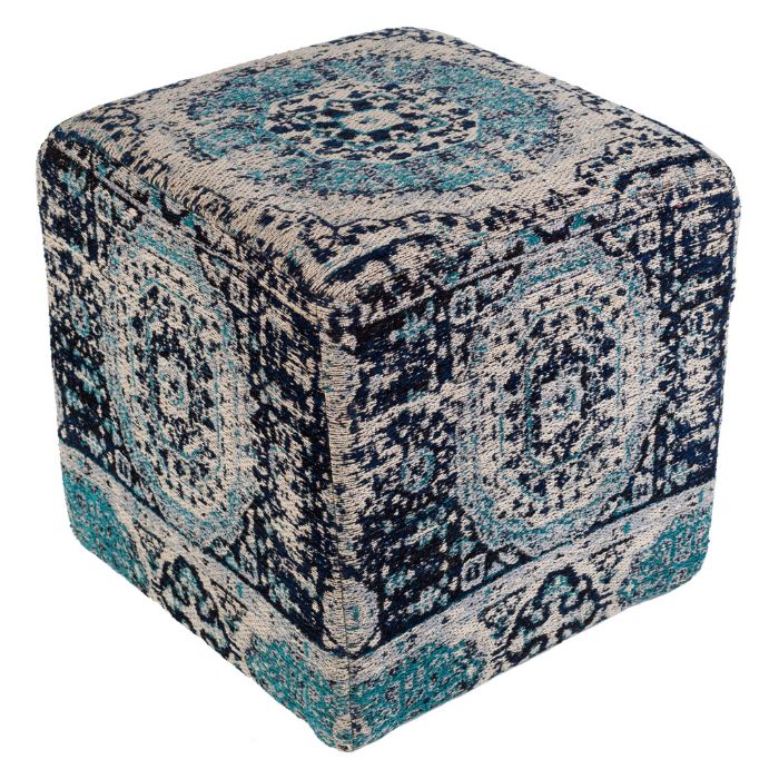 Amsterdam Pouf in Navy by Surya