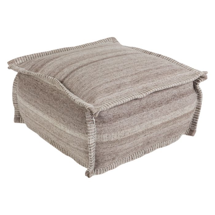 Barnsley Pouf in Camel by Surya