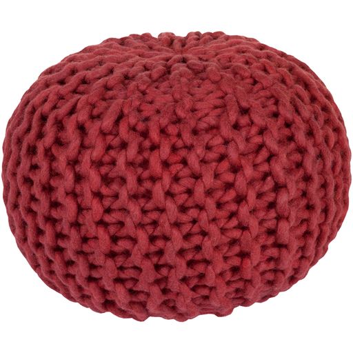 Fargo Pouf in Red by Surya