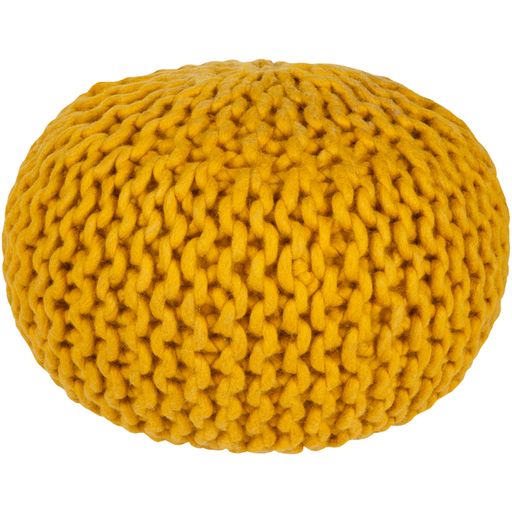 Fargo Pouf in Yellow by Surya