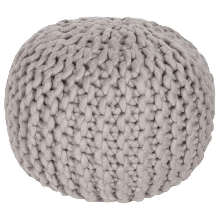 Fargo Pouf in Taupe by Surya