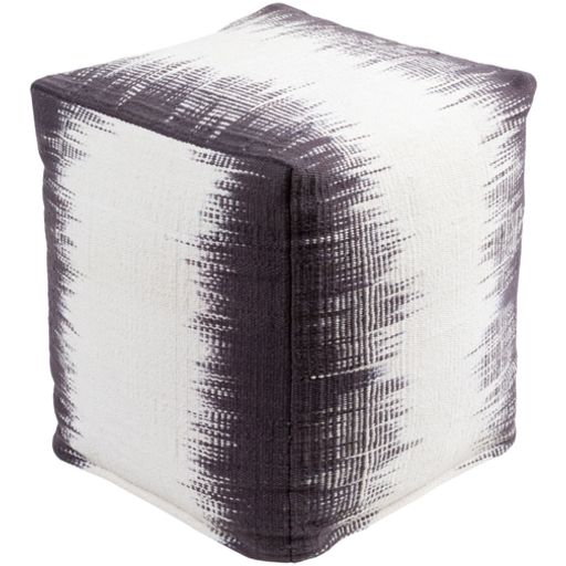 Milford Pouf in Gray by Surya