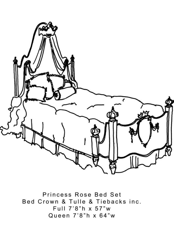 Princess Rose Bed Set by Villa Bella