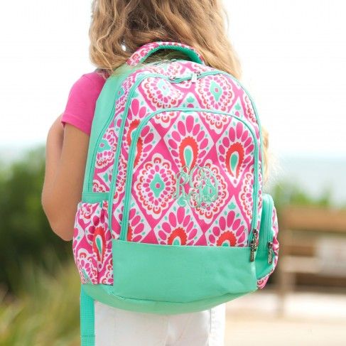 Backpack in Beachy Keen by Monogram Boutique