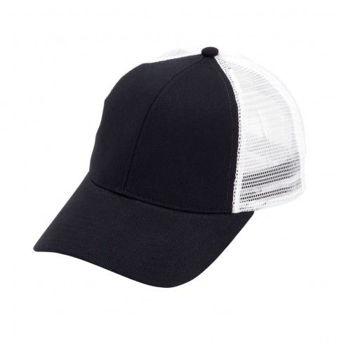 Trucker Hat in Black by Monogram Boutique