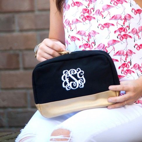 Cabana Cosmetic Bag by Monogram Boutique