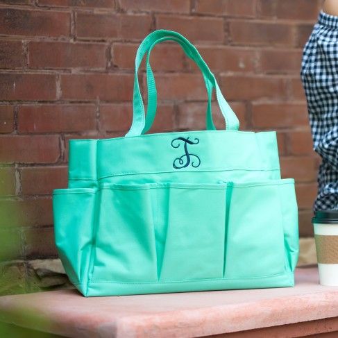 Carry All Bag in Mint by Monogram Boutique