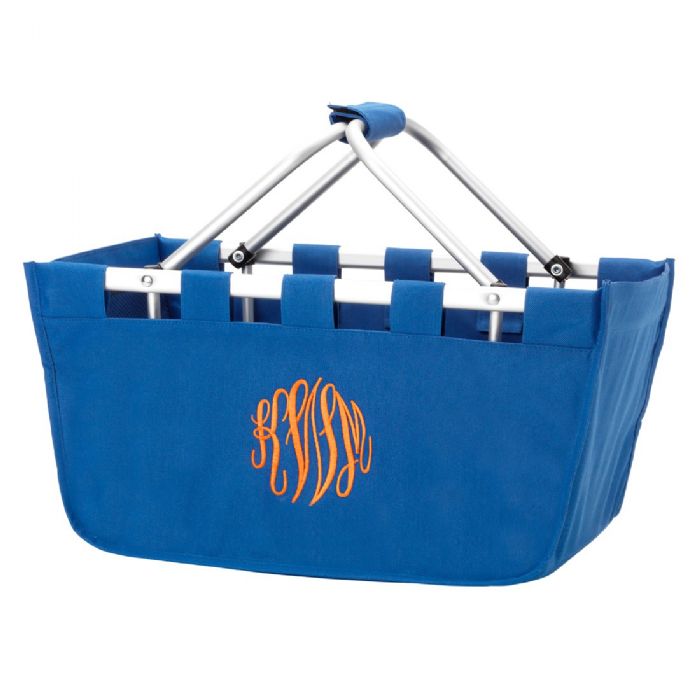 Market Tote Bag in Royal Blue by Monogram Boutique