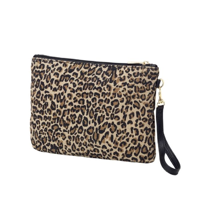 Wristlet in Leopard Everly by Monogram Boutique