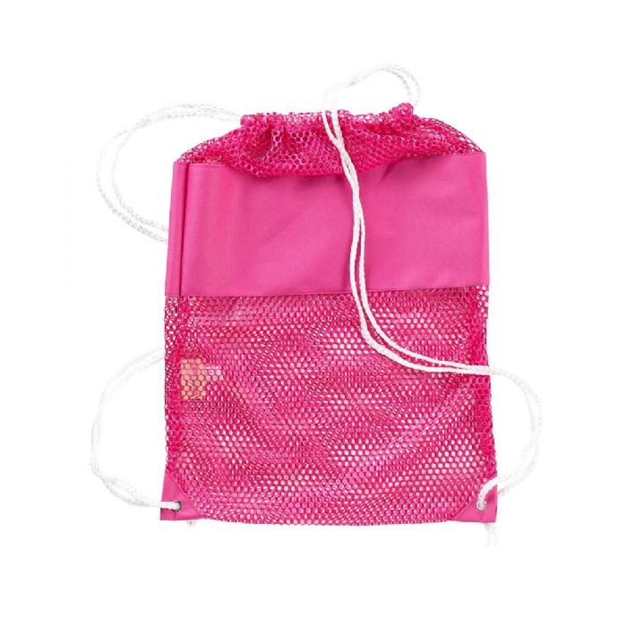 Mesh Backpack in Hot Pink by Monogram Boutique