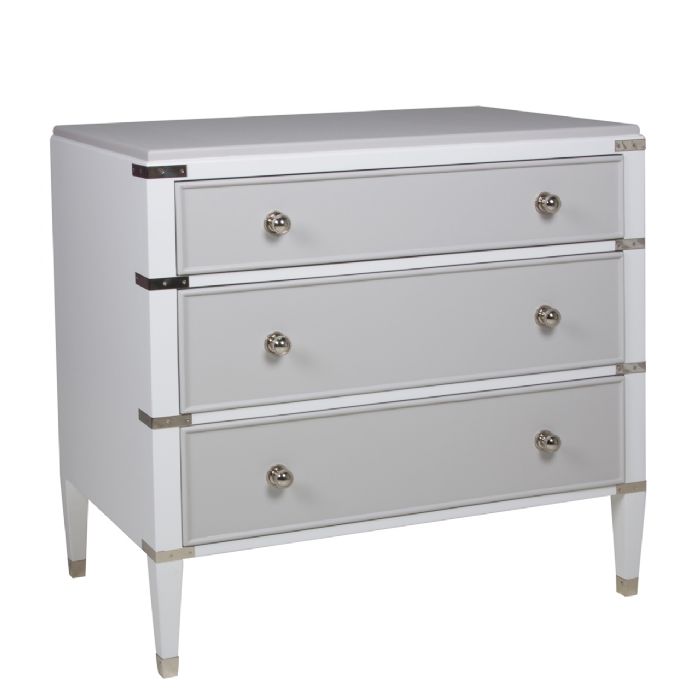 Gramercy Chest Dior Grey and White by AFK Art For Kids