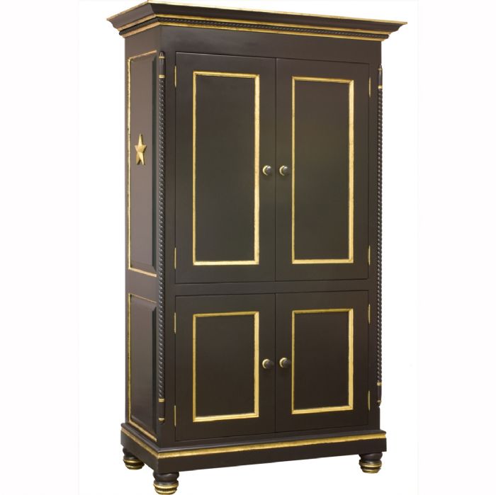 Evan Armoire with Gold Gilding by AFK Art For Kids