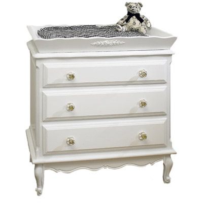 French Chest in Antico White by AFK Art For Kids