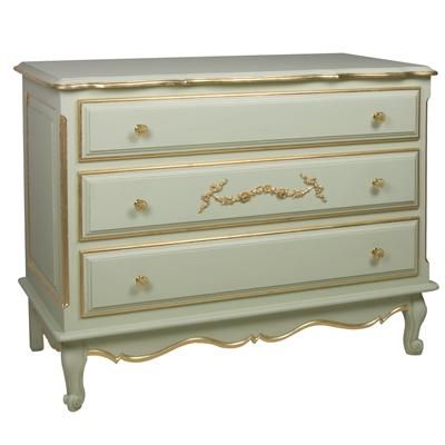 French Wide Chest in Laduree Green by AFK Art For Kids