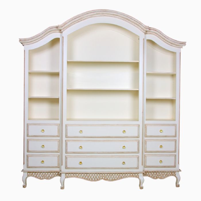 Monaco Bookcase in Versailles Creme by AFK Art For Kids