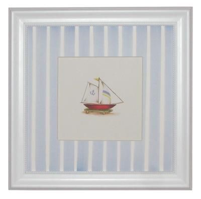 Antique Toy Boat Print by AFK Art For Kids