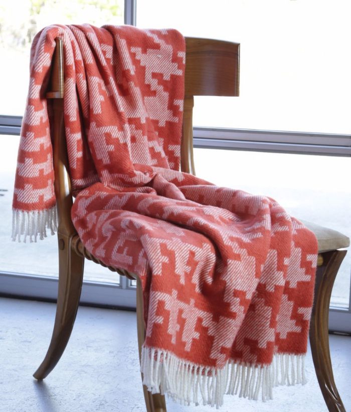 Large Houndstooth Throw by ASI