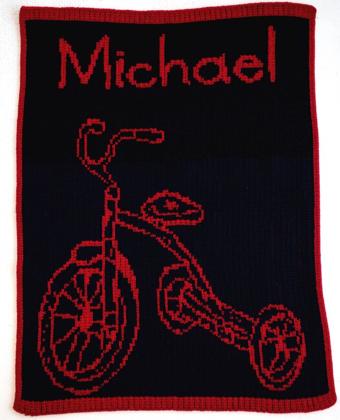 Tricycle Blanket by Butterscotch Blankees