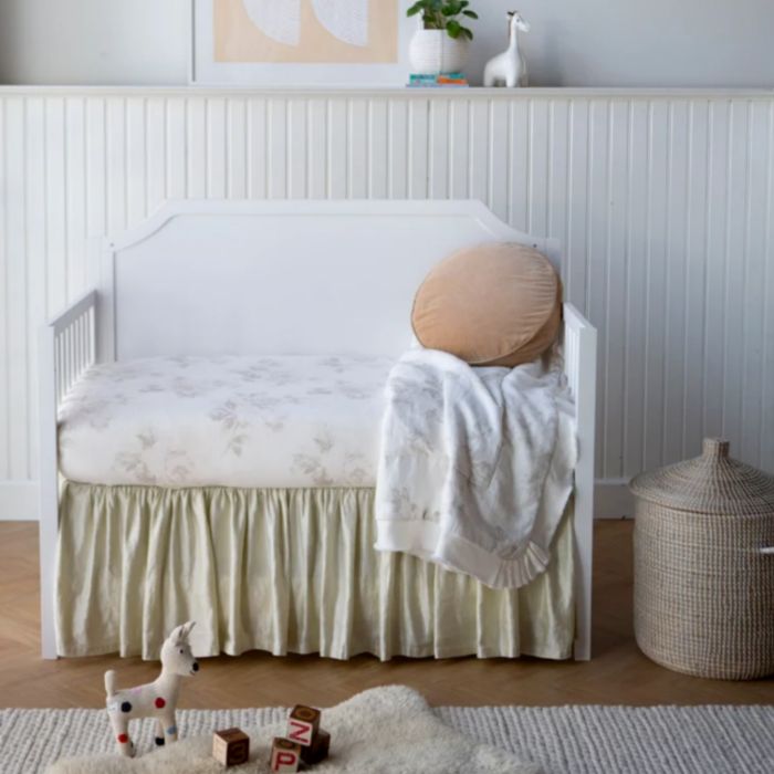 Petit Bella Mathilde Baby Bedding in Parchment and Honeycomb by Bella Notte Linens