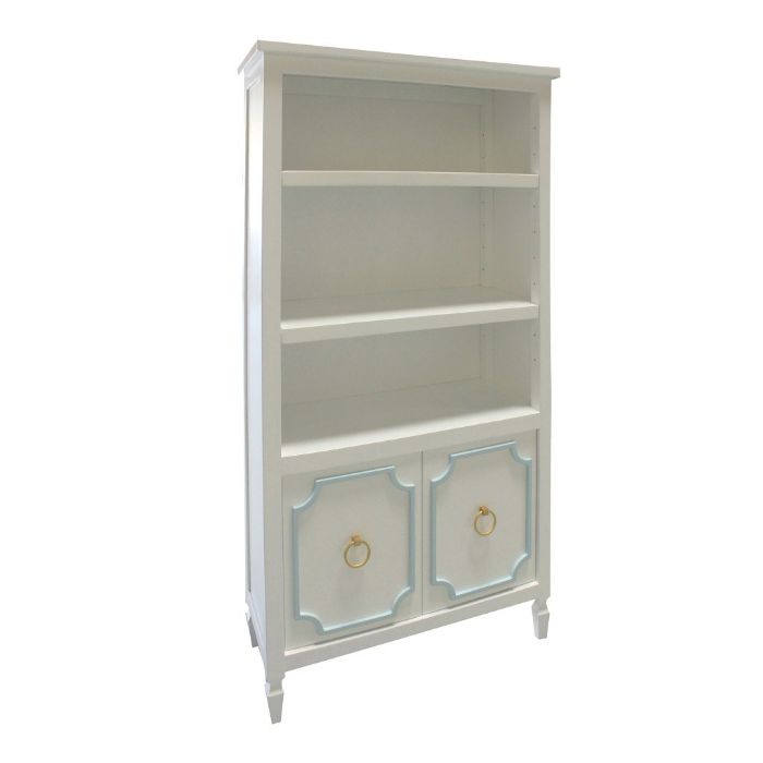 Beverly Bookcase in White by Newport Cottages