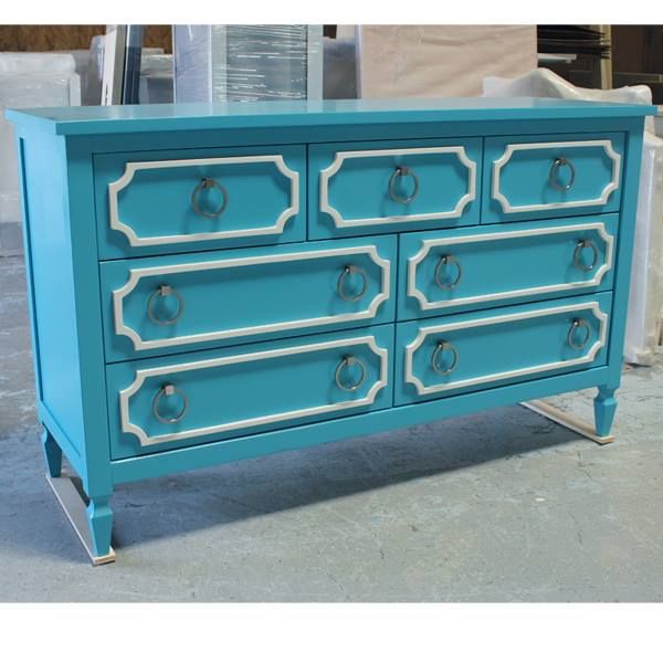 Beverly Dresser 7 Drawer in Bahama Blue by Newport Cottages