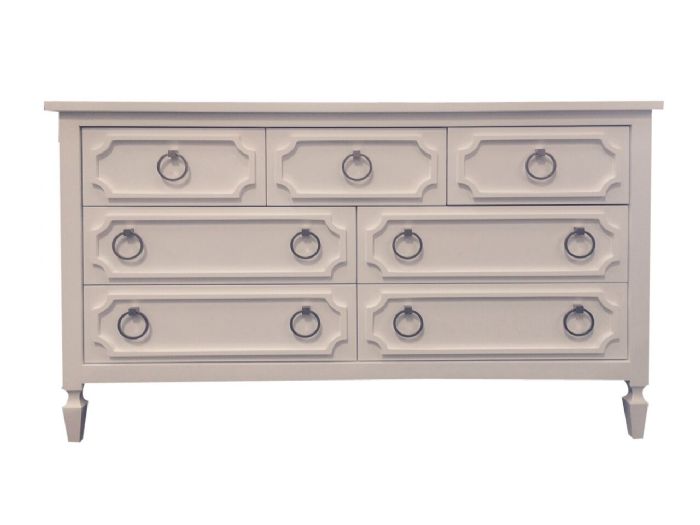 Beverly Dresser 7 Drawer in White by Newport Cottages