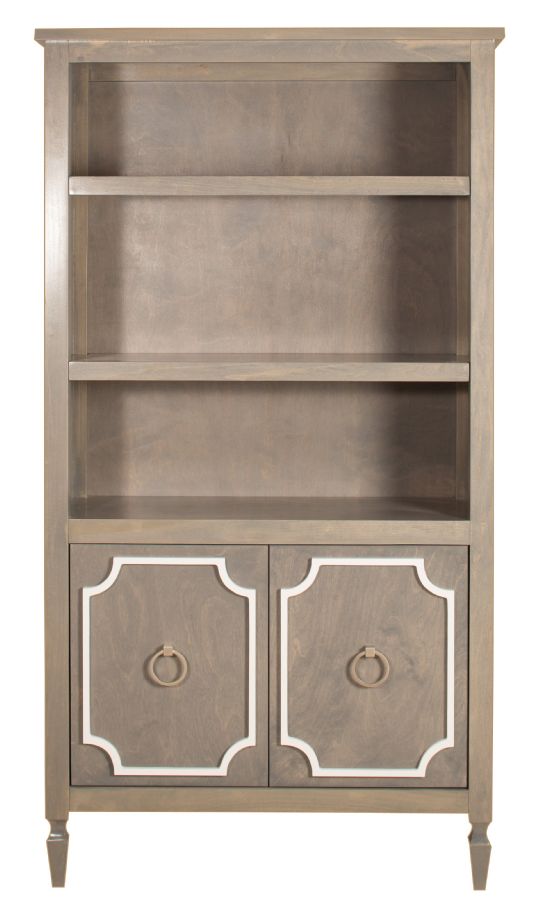 Beverly Bookcase in Misty Grey by Newport Cottages