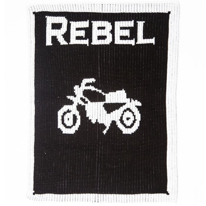 Vintage Motorcycle Blanket by Butterscotch Blankees
