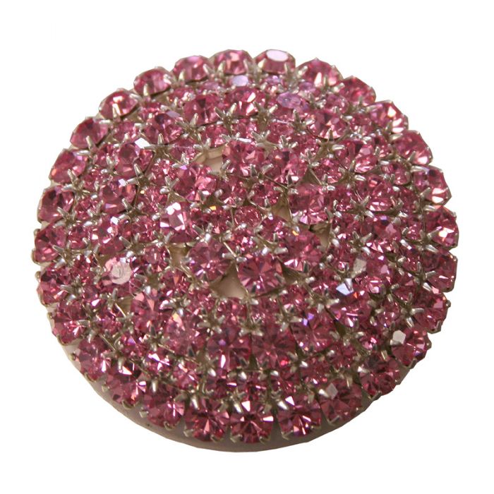 Brilliant Drawer Knob in Pink by Beautifully Chic